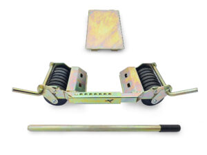 Wózek transportowy + dźwignia + blacha wypełniająca